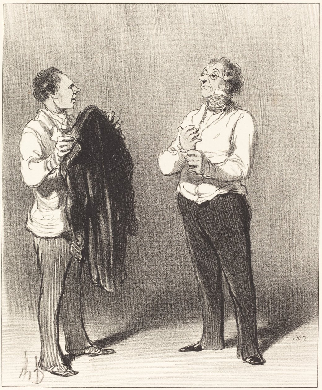 (Le Domestique) - Monsieur ferait bien... da Honoré Daumier