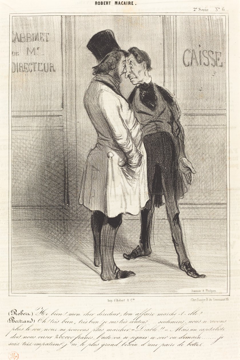 (Robert) Ebbene! mio caro direttore... da Honoré Daumier