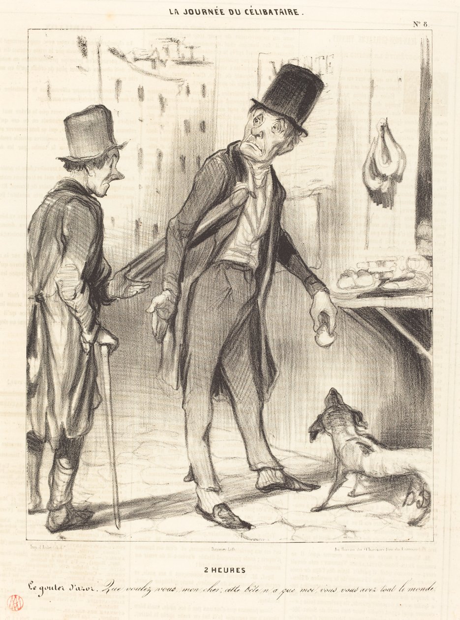 2 ore - La merenda di Azor da Honoré Daumier