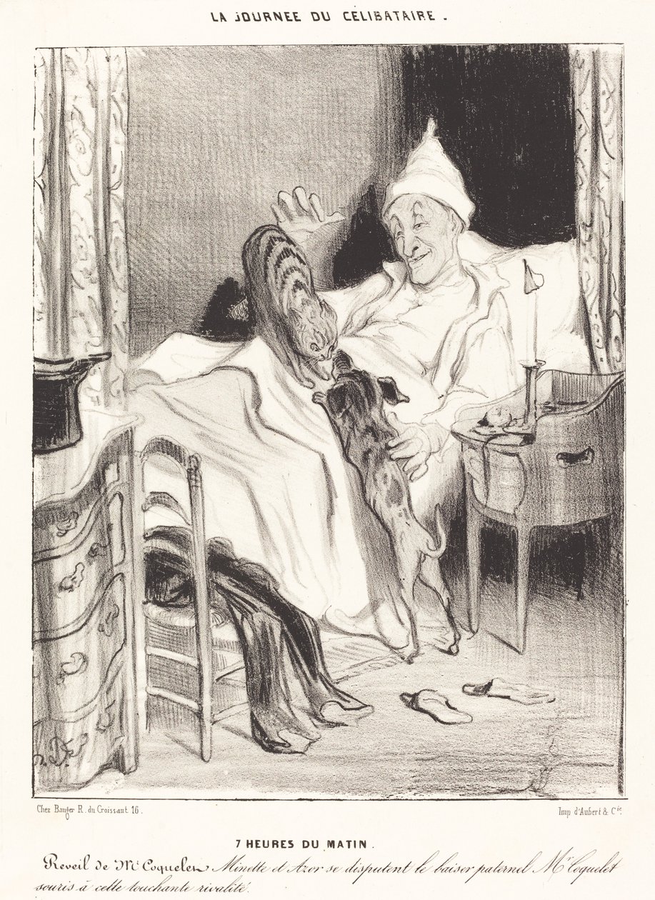 7 ore del mattino da Honoré Daumier