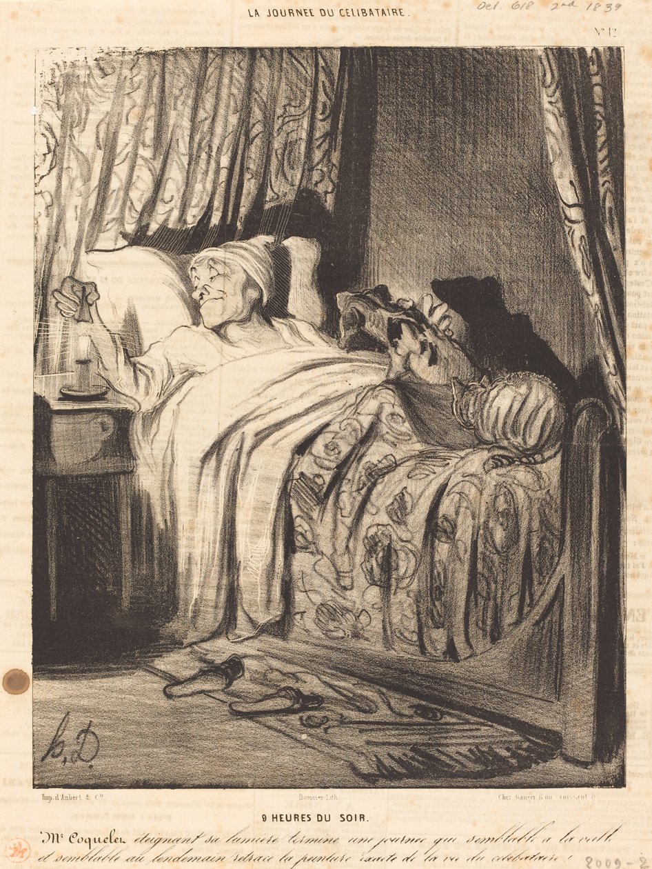 9 ore di sera da Honoré Daumier