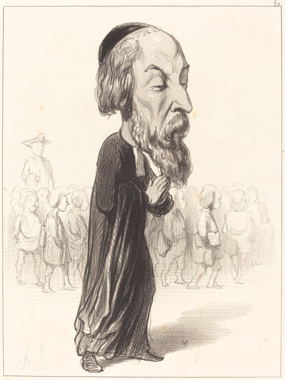 Pierre comte de Falloux da Honoré Daumier