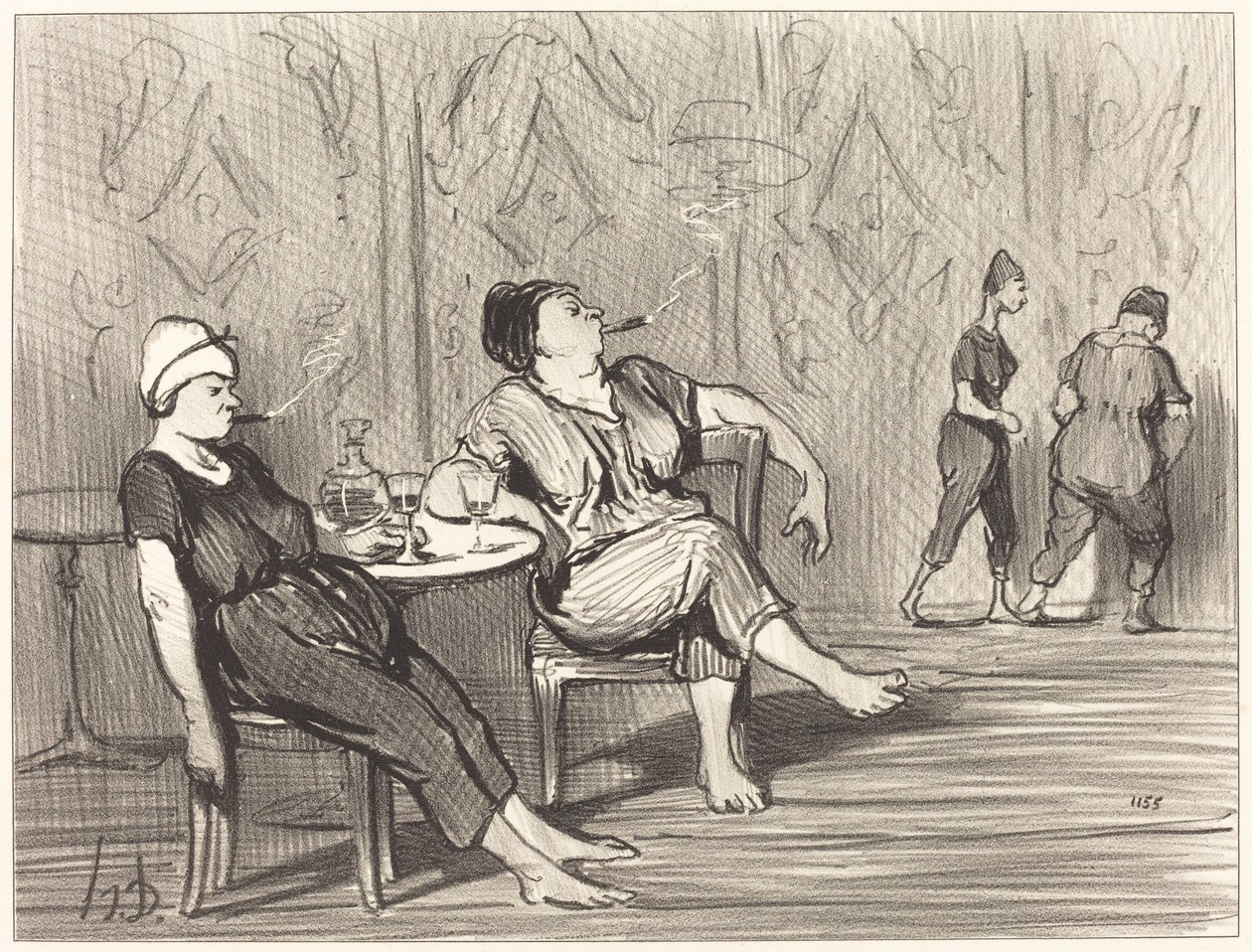 Alla Buvette da Honoré Daumier