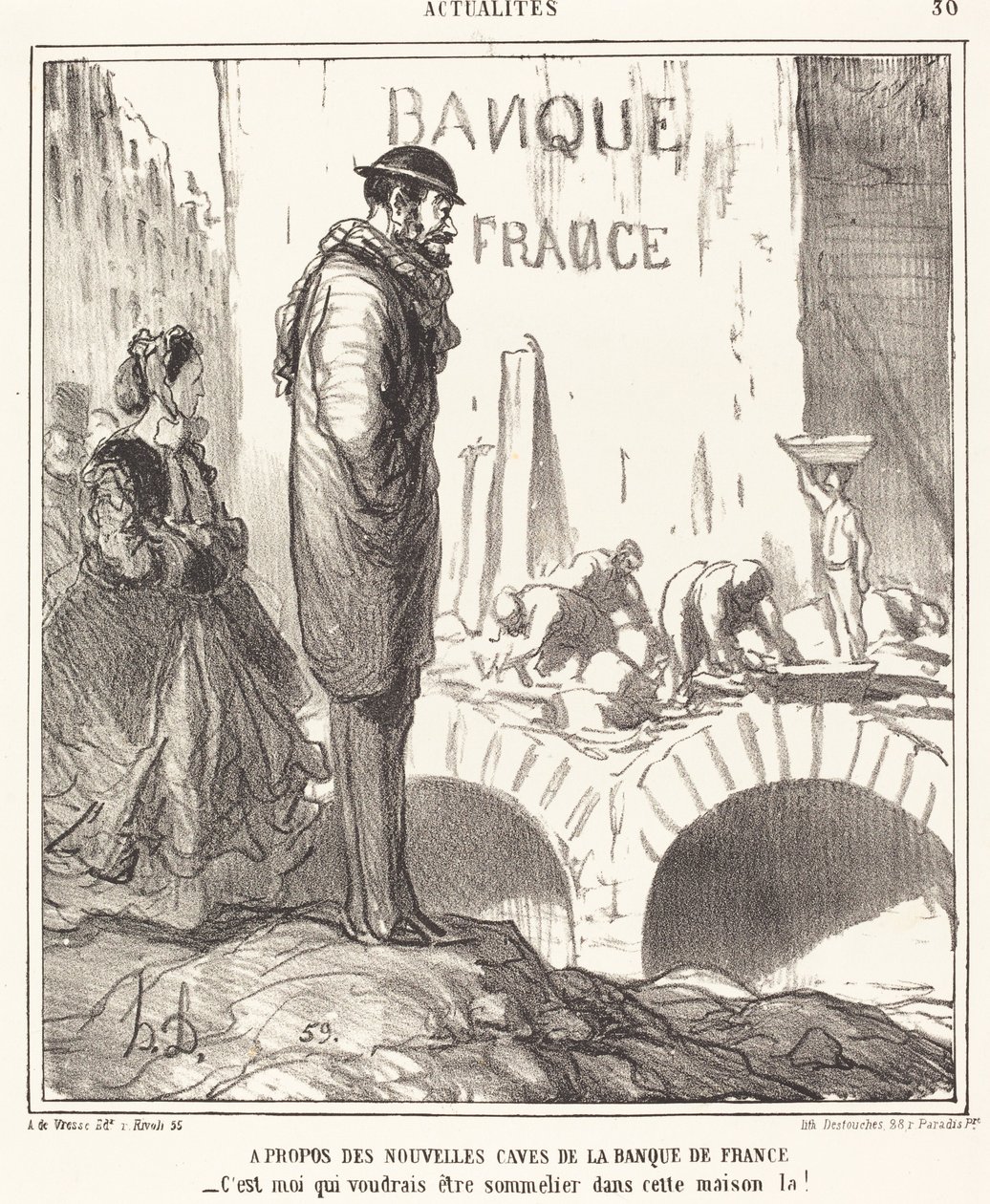 A proposito delle... cantine della Banca di Francia da Honoré Daumier