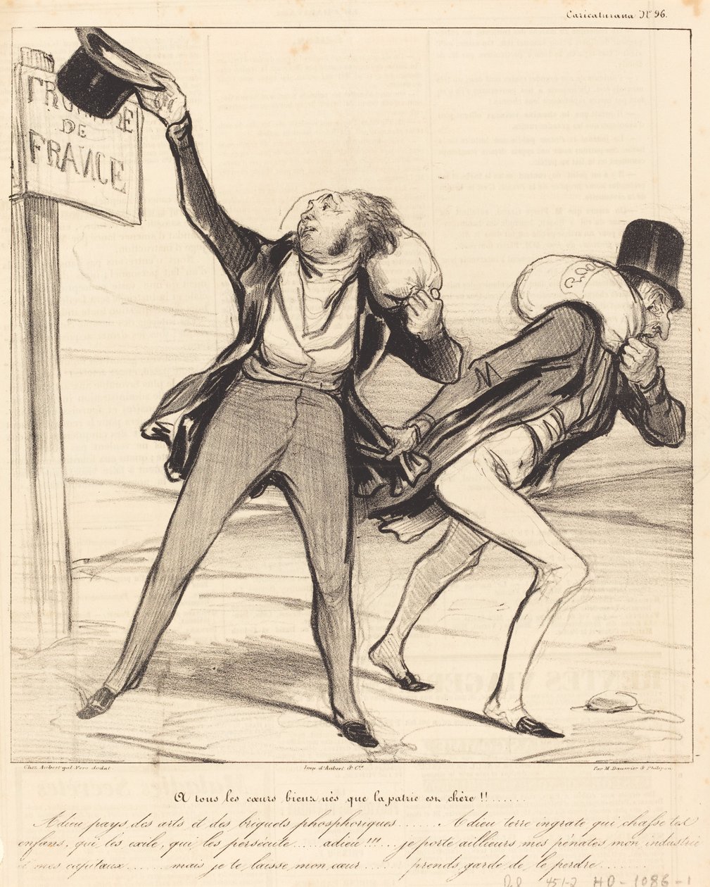 A tutti i cuori ben nati che la patria è cara!!! da Honoré Daumier