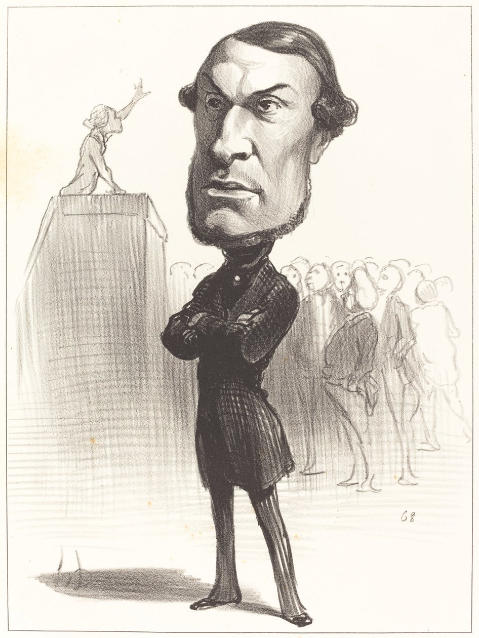 Achille Fould da Honoré Daumier