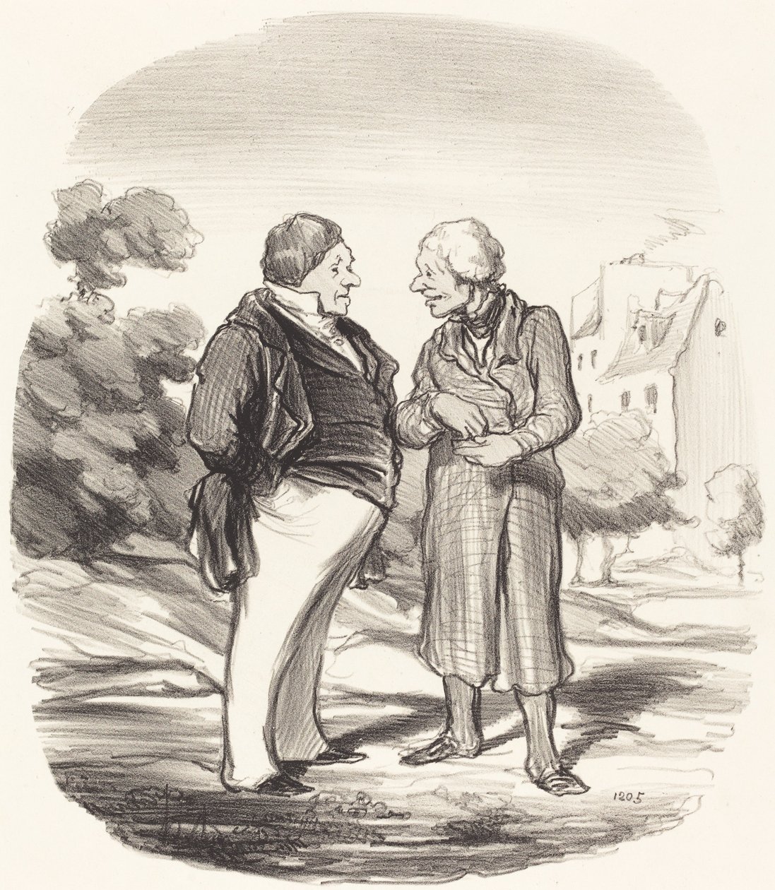 Azionisti californiani da Honoré Daumier