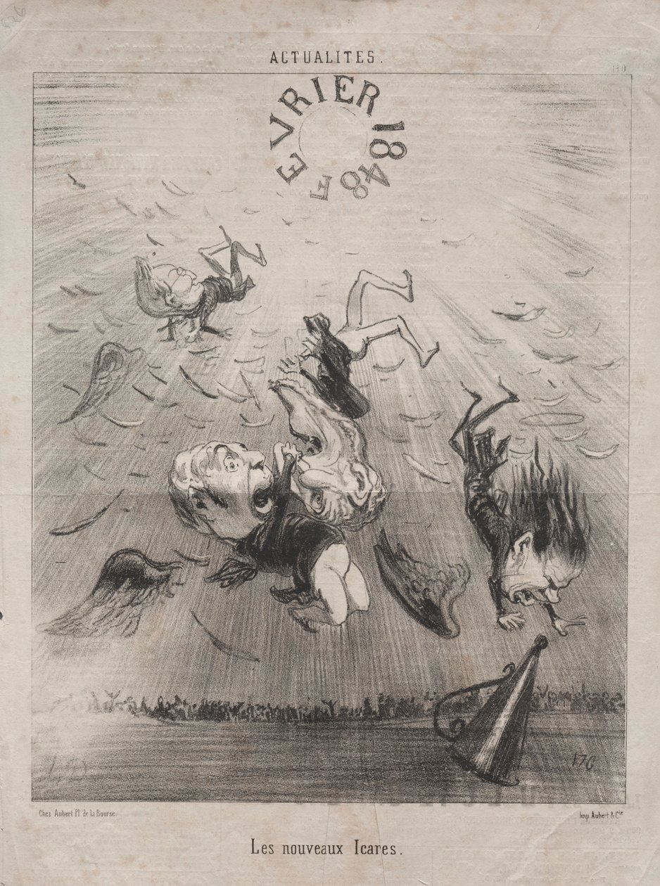 Actualities No. 140: Il nuovo Icaro, 1850 da Honoré Daumier