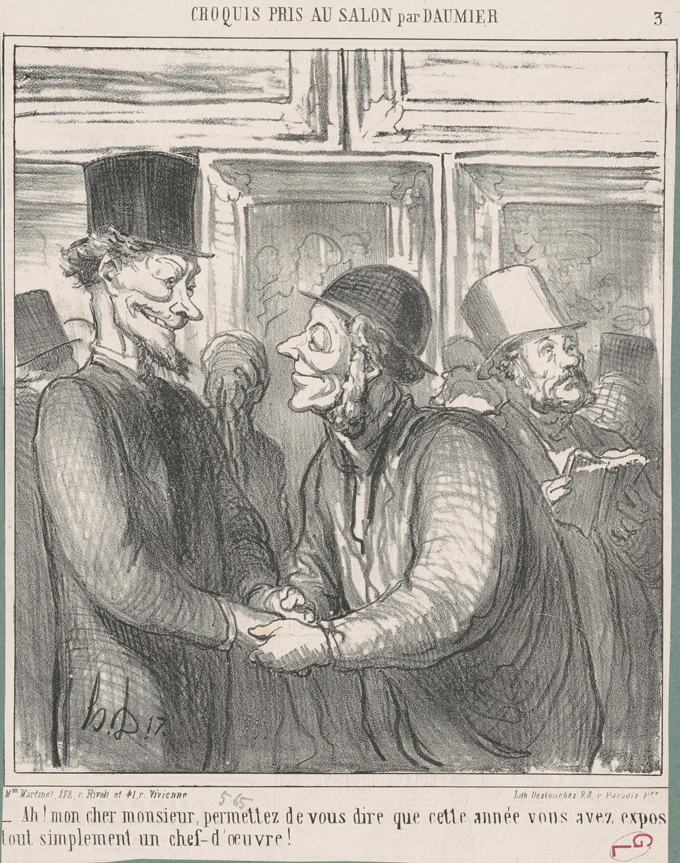 Ah! Mio caro signore, permetta di... da Honoré Daumier