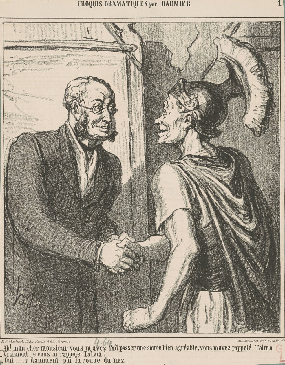 Ah! Mio caro signore, mi avete da Honoré Daumier