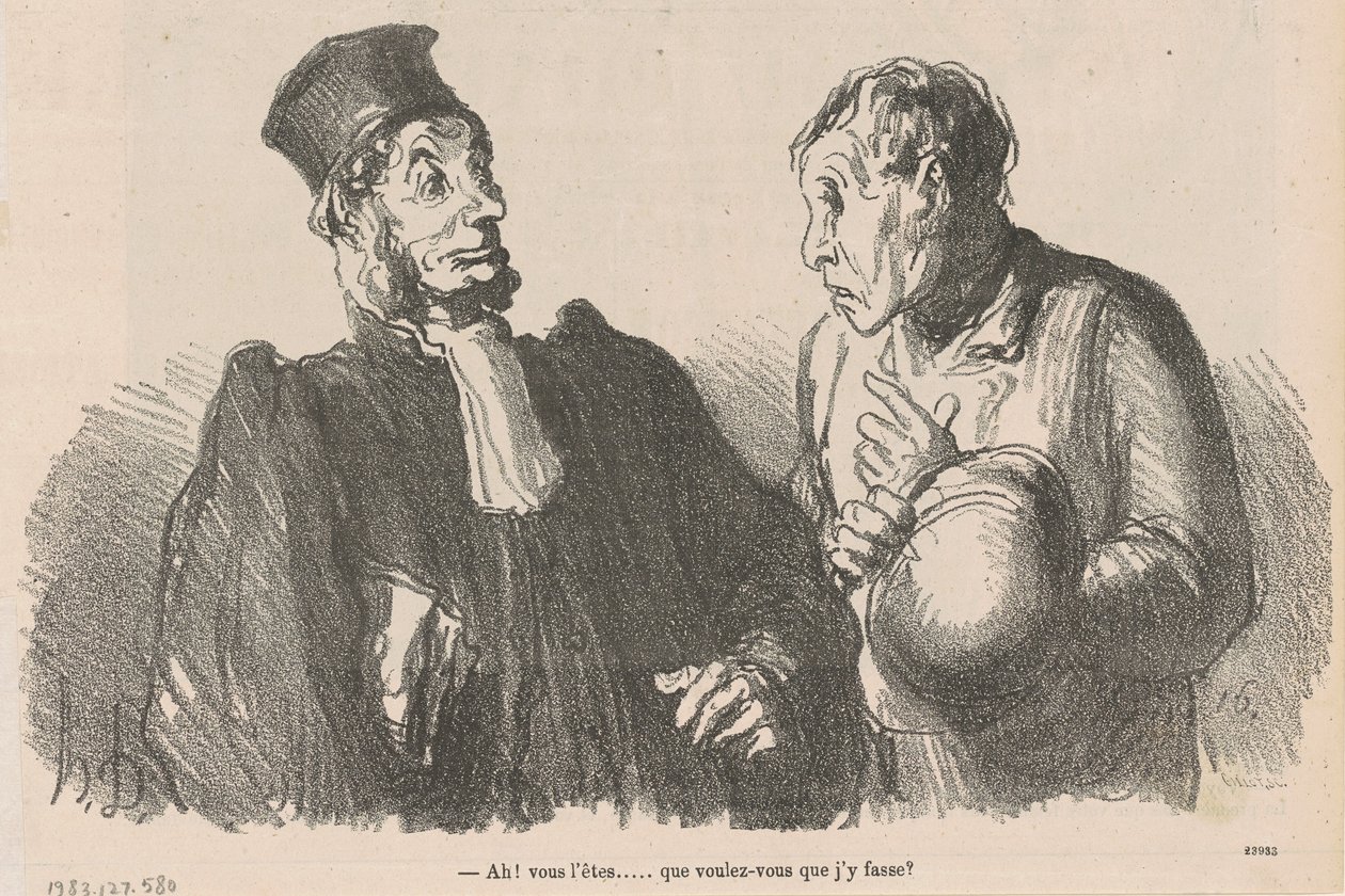 Ah! Sei tu... cosa vuoi che... da Honoré Daumier