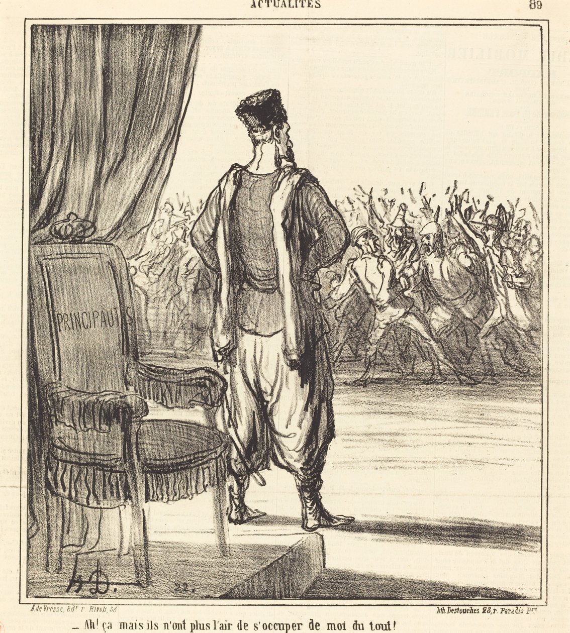 Ah! ça... non sembrano più preoccuparsi di me da Honoré Daumier