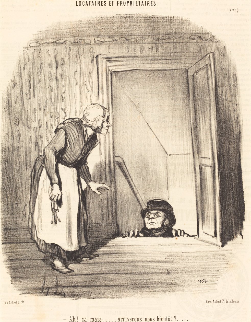 Ah! ça mais... arriverons-nous bientôt? da Honoré Daumier