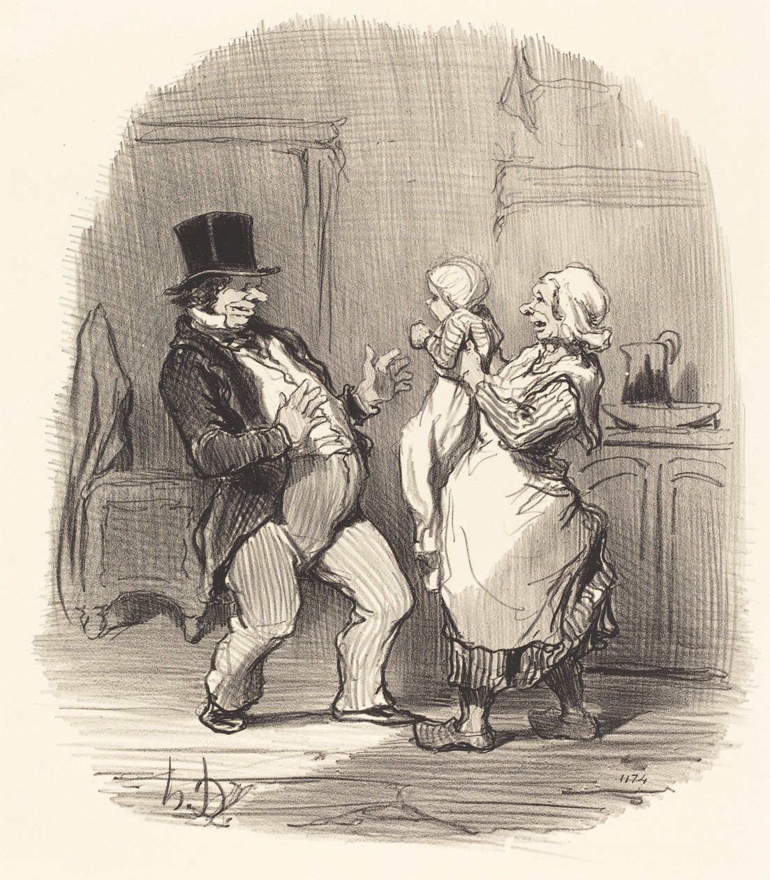 Ah! signore... non ridere così... da Honoré Daumier