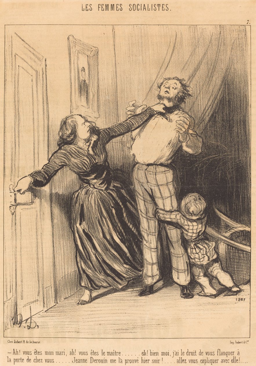 Ah! sei mio marito, ah! sei il padrone... da Honoré Daumier