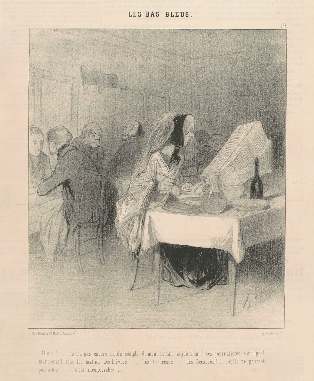 Andiamo! ... Non ho ancora reso conto del mio romanzo ... da Honoré Daumier
