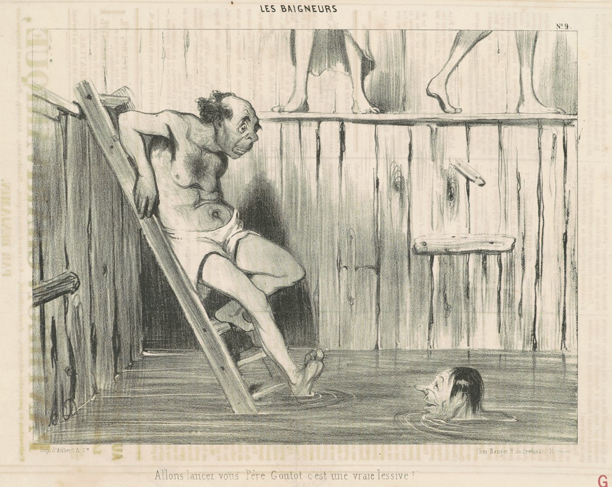 Allons lanciatevi padre goutot... da Honoré Daumier