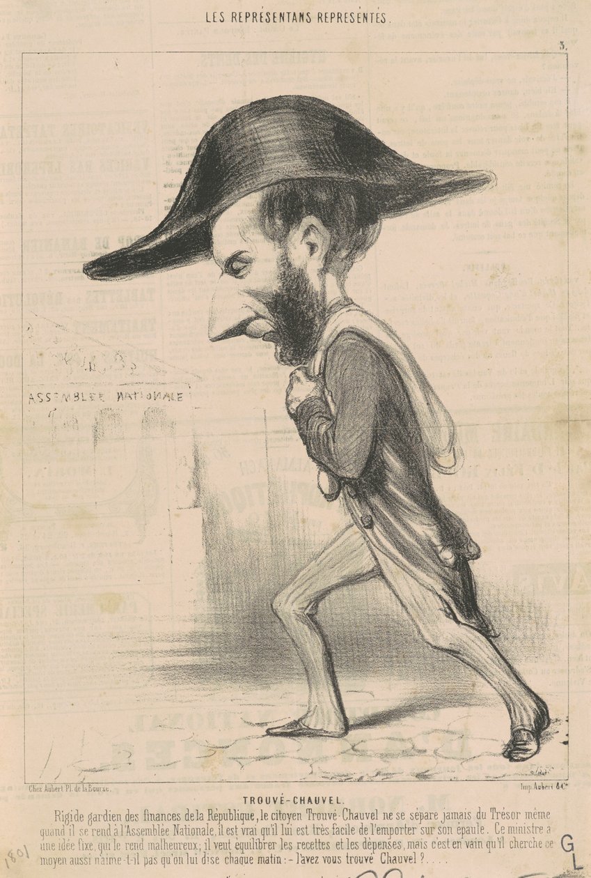Ariste trovato Chauvel da Honoré Daumier