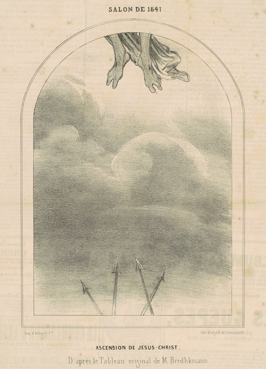 Ascensione di Gesù Cristo da Honoré Daumier