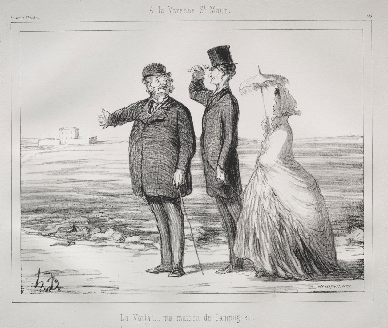 A Varenne, Saint-Maur da Honoré Daumier