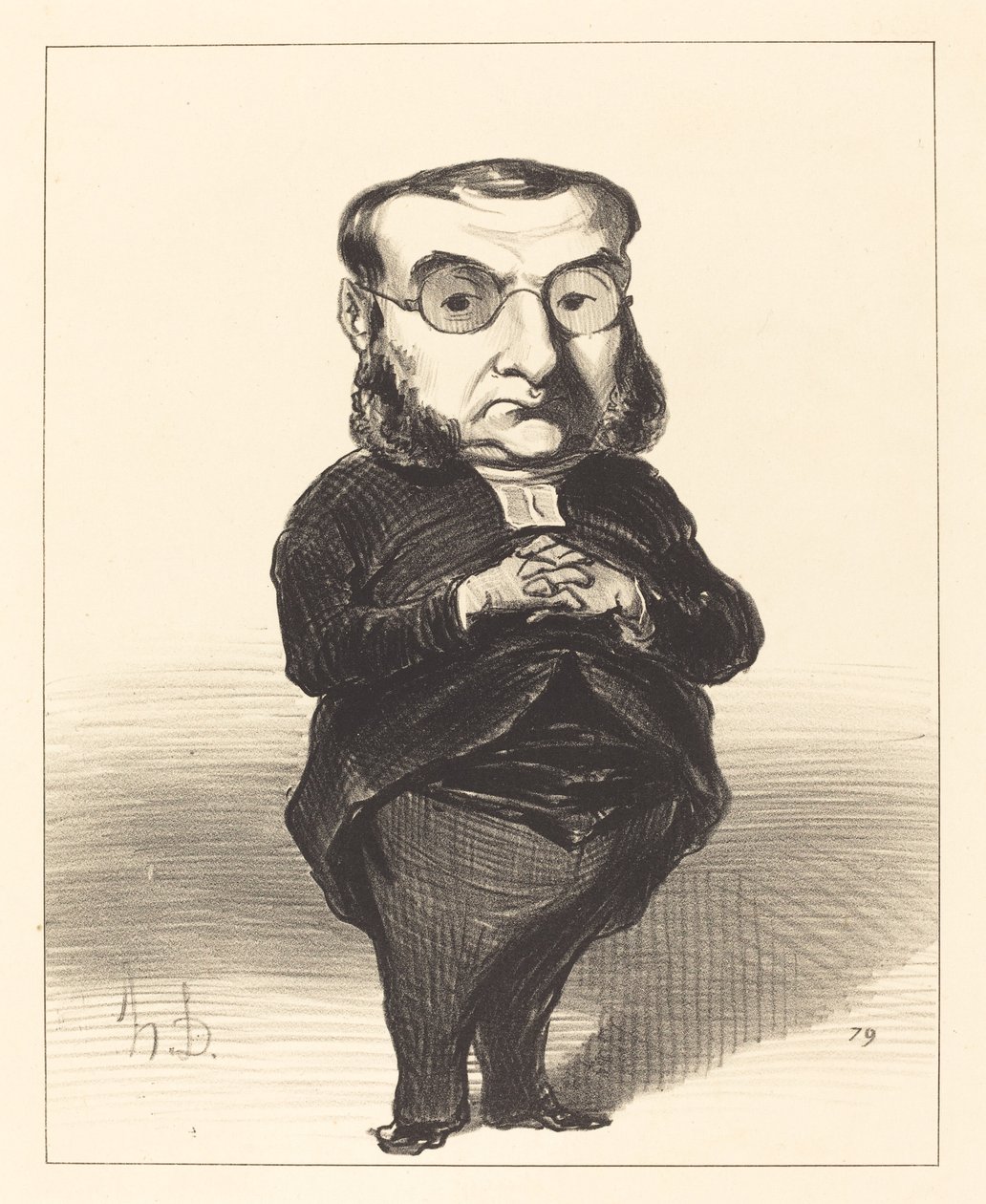 Ath. L. Charles Coquerel da Honoré Daumier