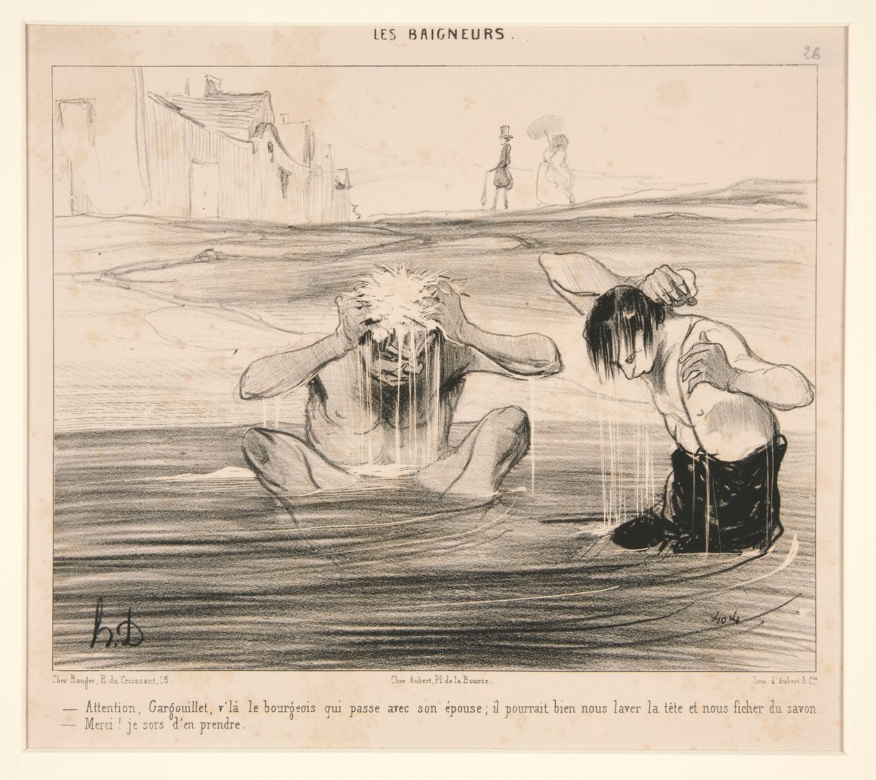 Attenzione, Gargouillet da Honoré Daumier