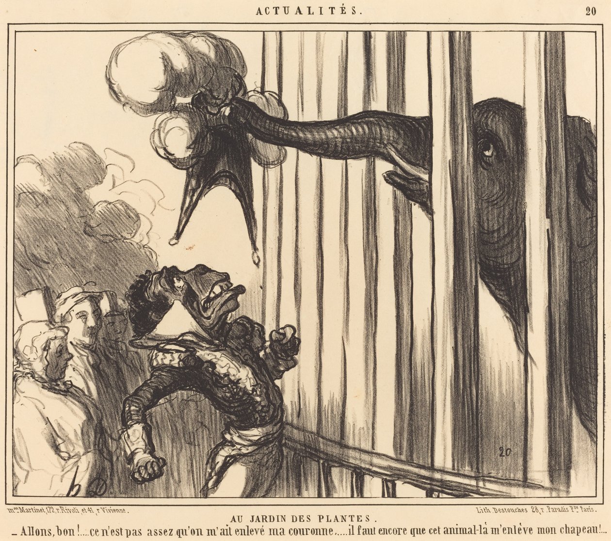 Al Giardino delle Piante da Honoré Daumier