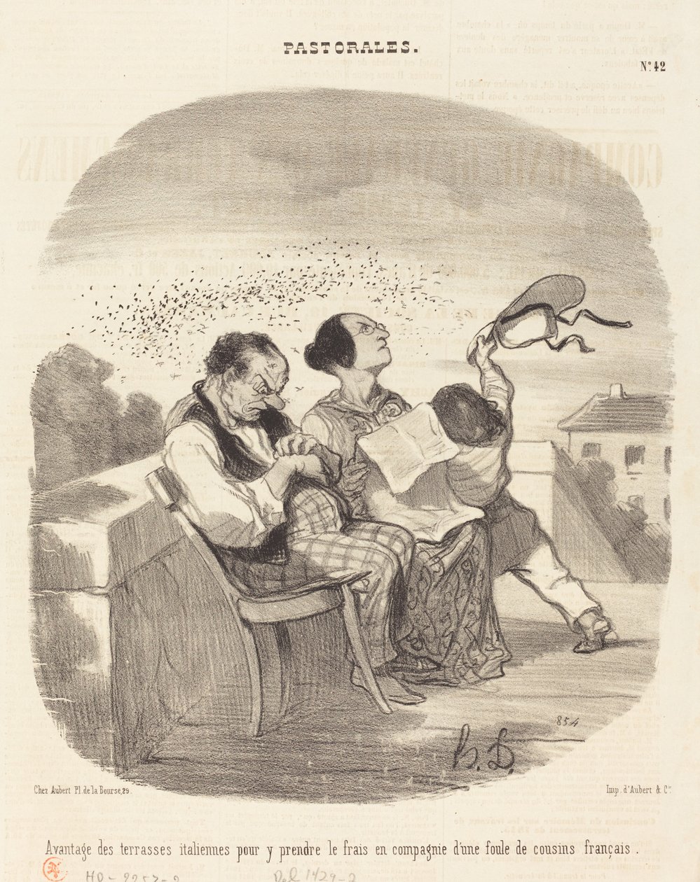 Vantaggi delle terrazze italiane... da Honoré Daumier