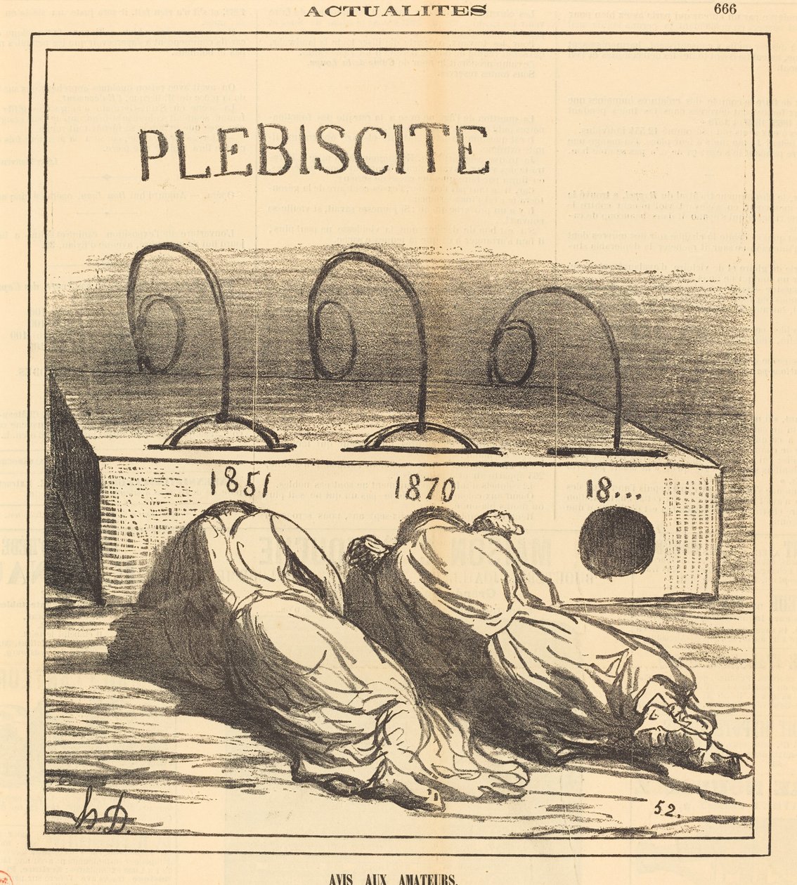 Avviso agli amatori da Honoré Daumier