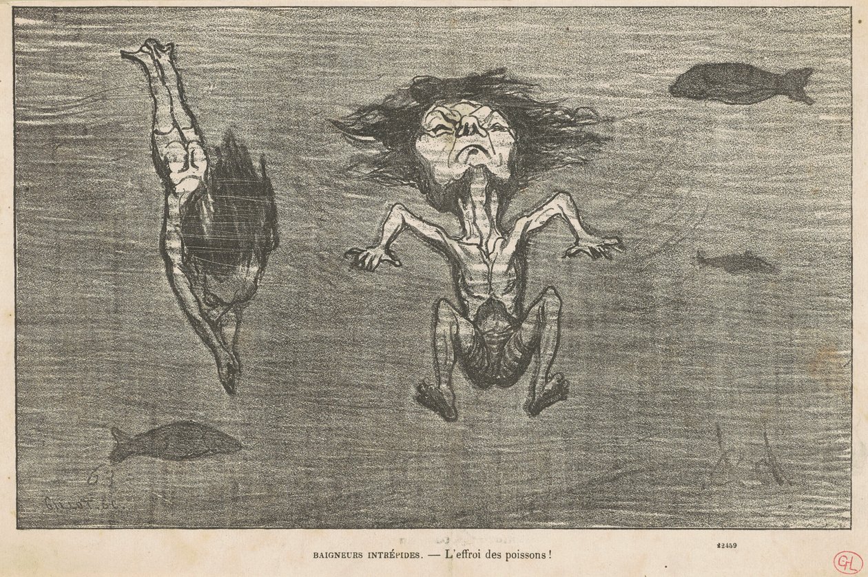 Bagnanti intrepidi da Honoré Daumier
