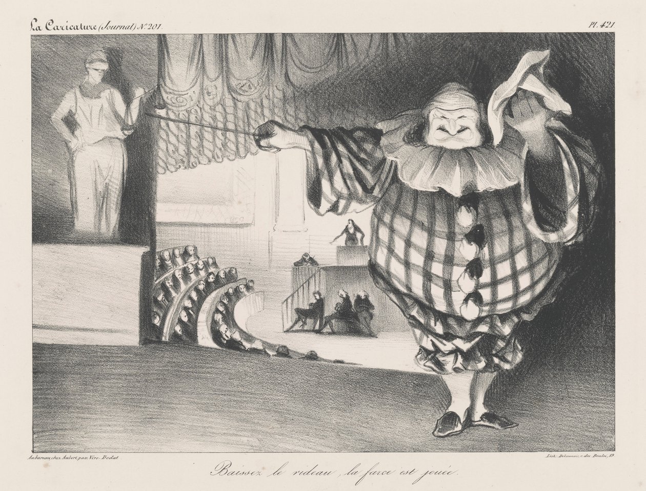 Abbassate il sipario, la farsa è finita da Honoré Daumier