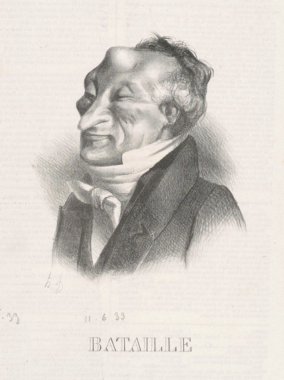 Bataille (Alex. Simon Pataille) da Honoré Daumier