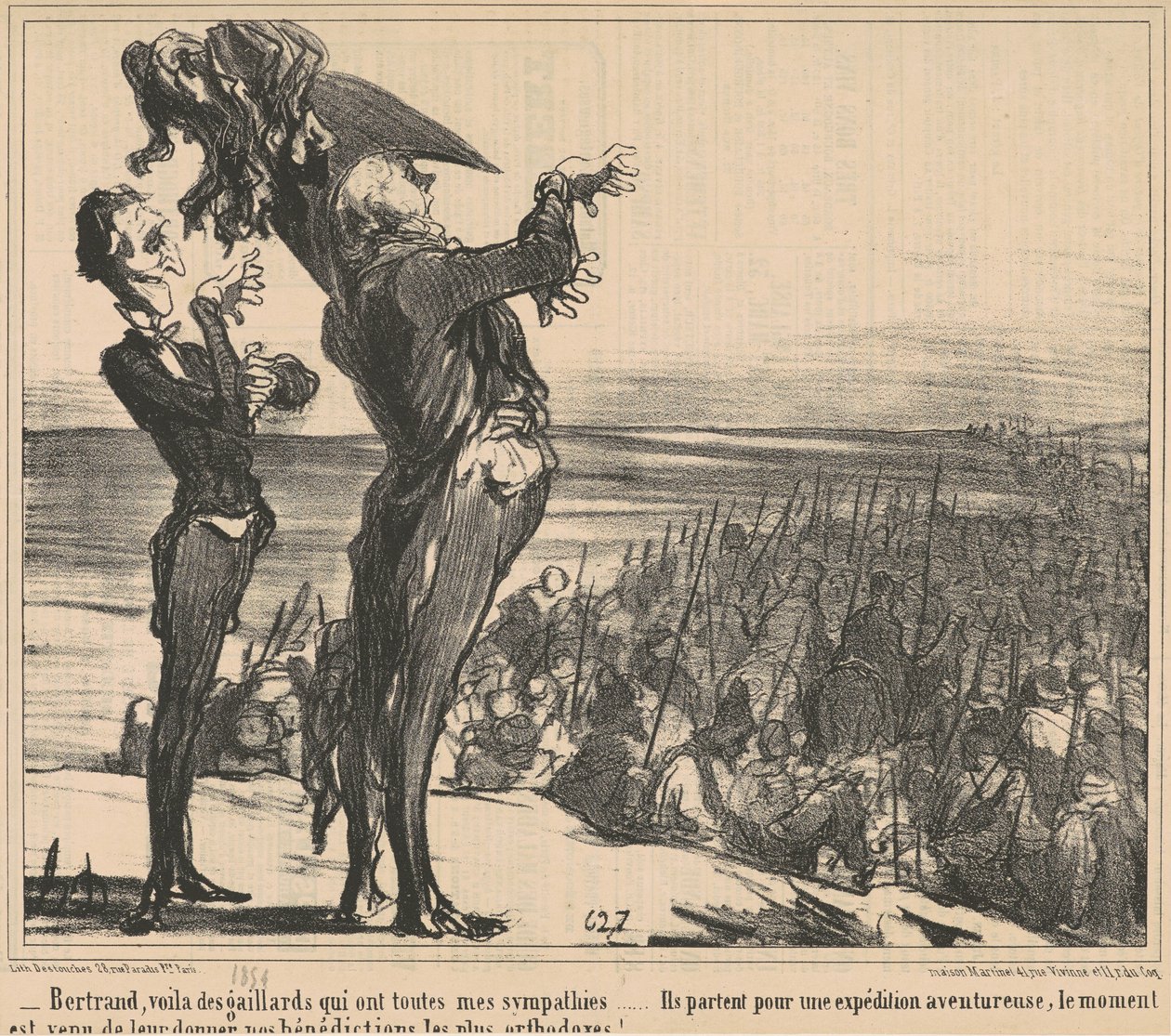 Bertrand, voilà des gaillards... da Honoré Daumier