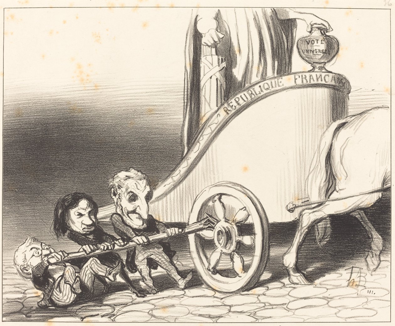 Questo carro marcerà sempre... da Honoré Daumier