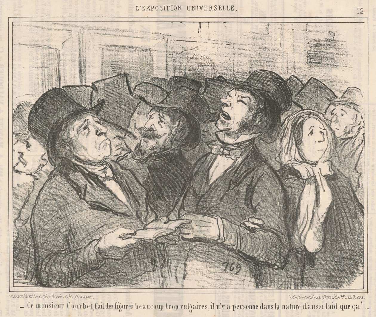 Questo signor Courbet... da Honoré Daumier