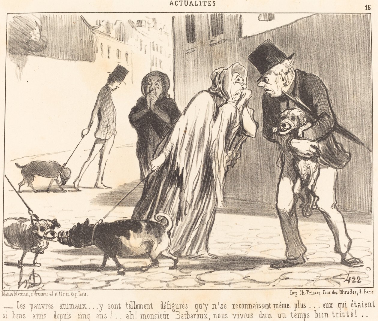 Questi poveri animali... non si riconoscono più... da Honoré Daumier