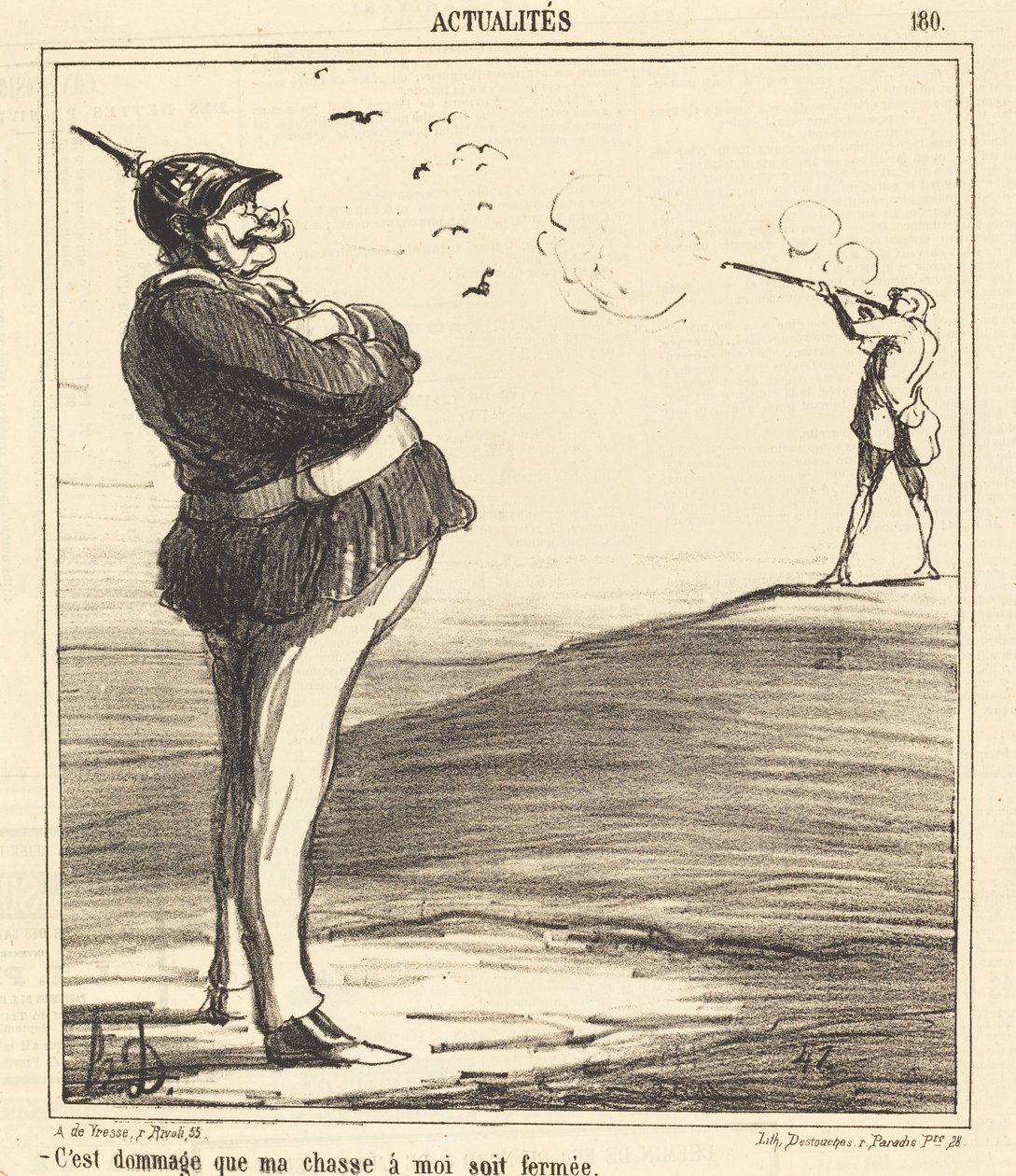 Peccato che la mia caccia sia chiusa da Honoré Daumier