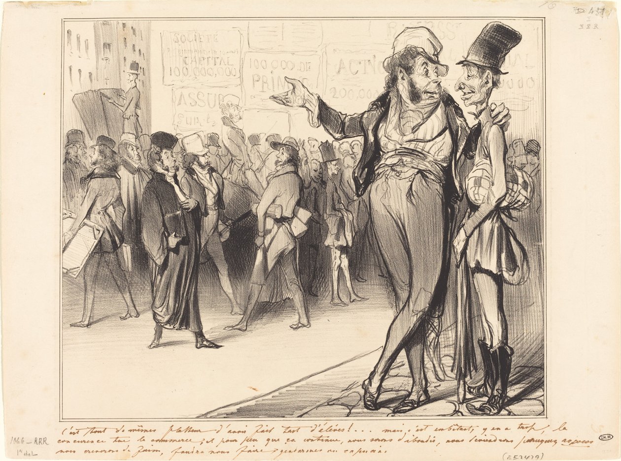 È comunque lusinghiero aver fatto tanti allievi!... da Honoré Daumier