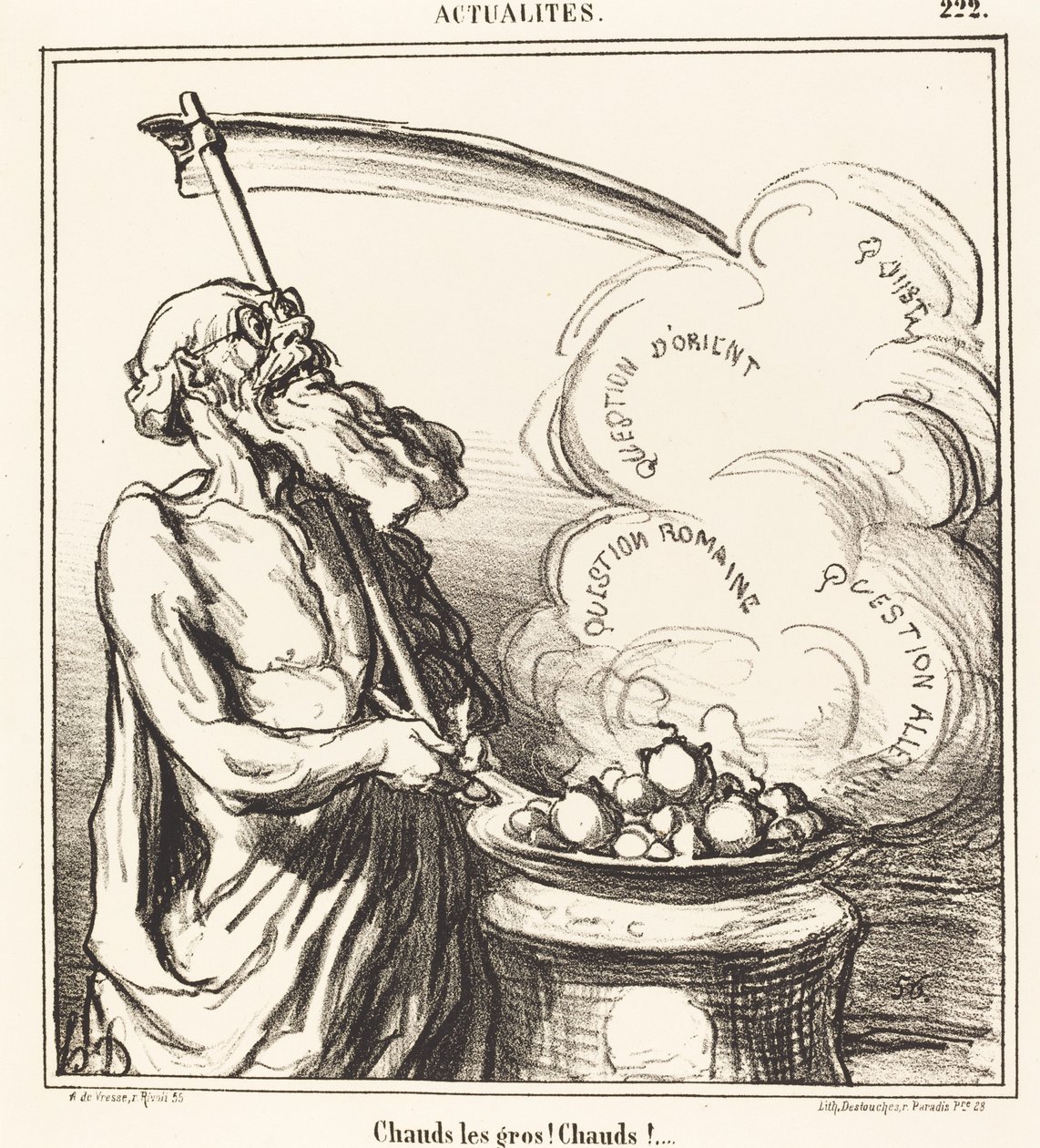 Caldi i grossi! caldi!... da Honoré Daumier