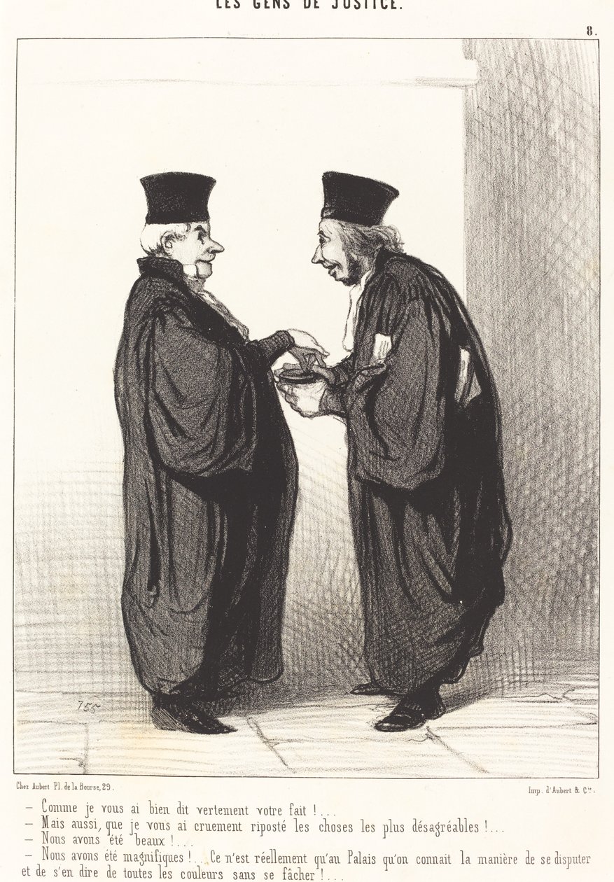 Come vi ho detto chiaramente il vostro fatto! da Honoré Daumier
