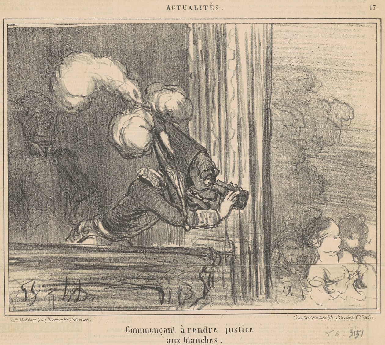 Iniziando a rendere giustizia ai bianchi da Honoré Daumier