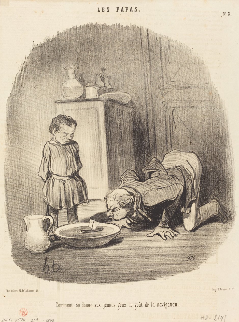 Comment on donne... le goût de la navigation da Honoré Daumier