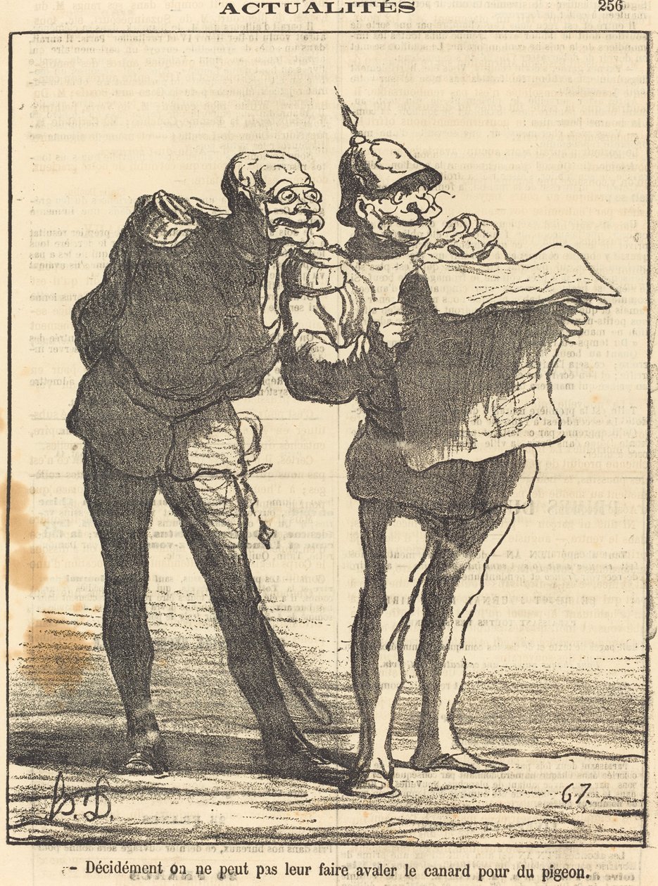 Decisamente non si può... da Honoré Daumier