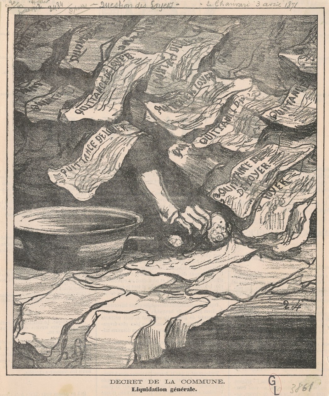 Decreto del comune da Honoré Daumier