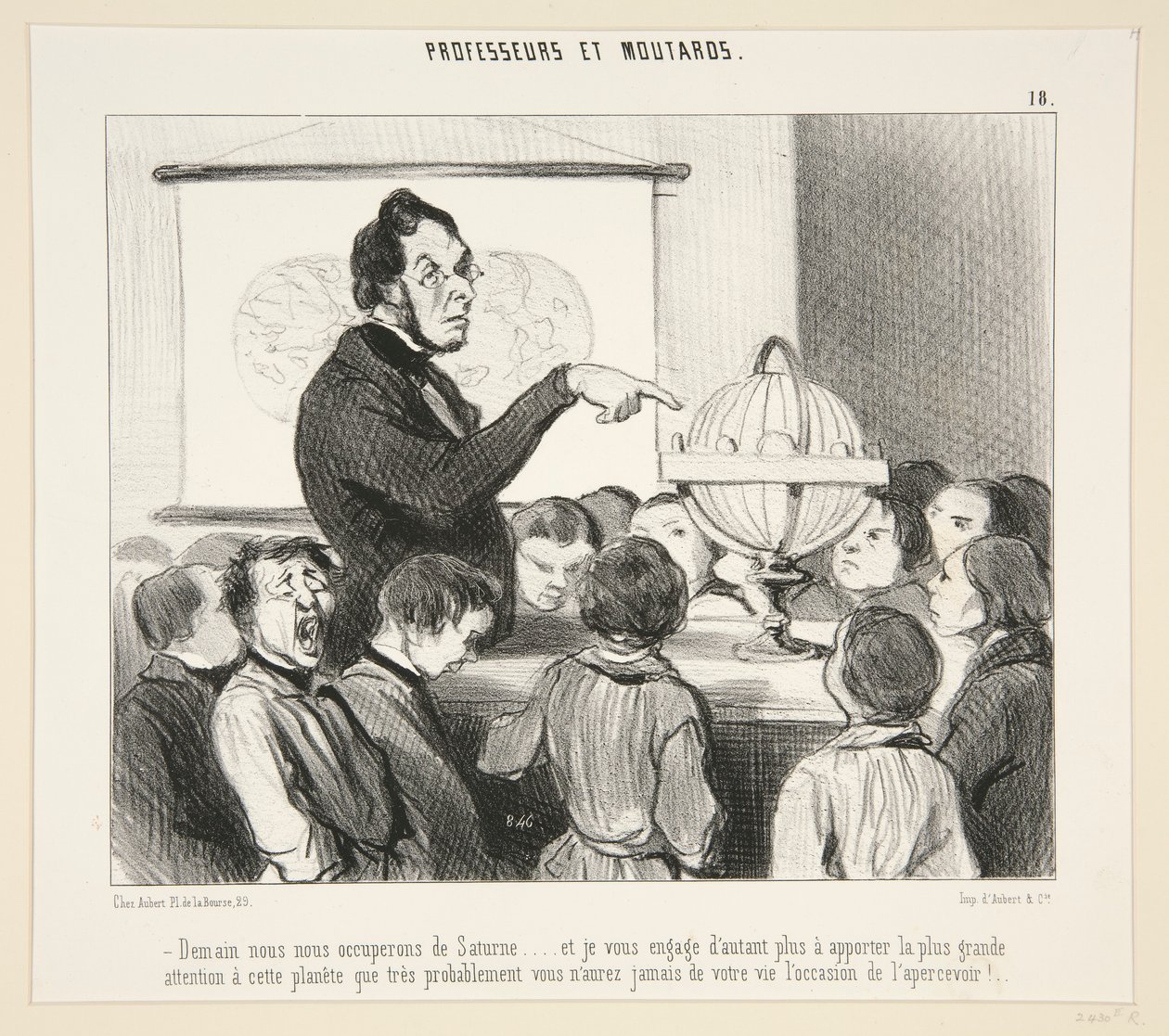 Domani ci occuperemo di Saturno da Honoré Daumier
