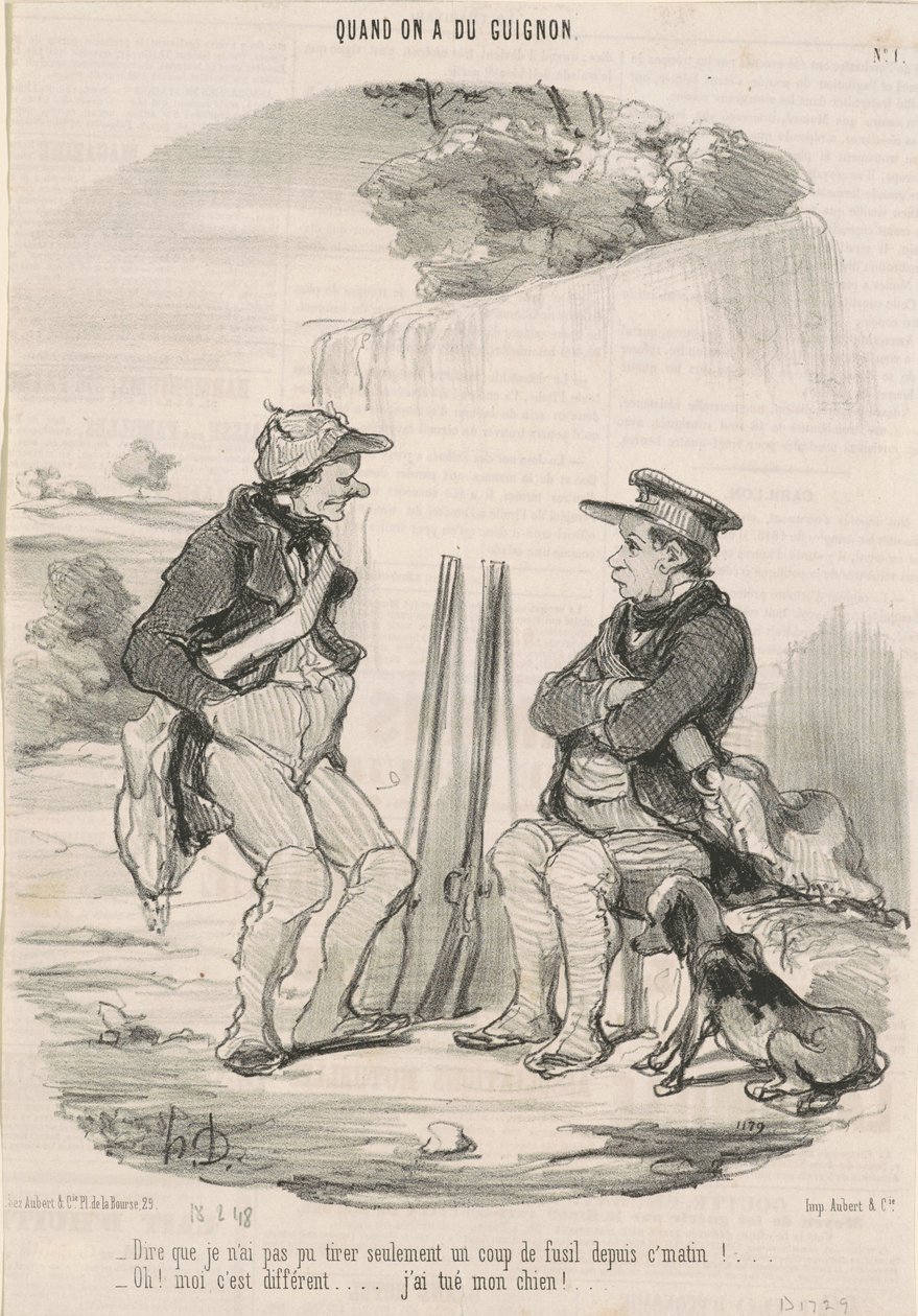 Dire che non sono riuscito a tirare da Honoré Daumier