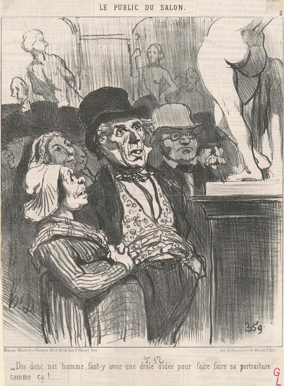 Dì dunque, uomo, bisogna... da Honoré Daumier