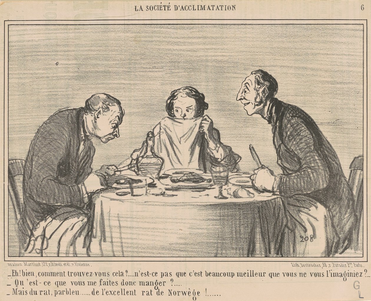 Eh! Bene, come trovate questo? da Honoré Daumier