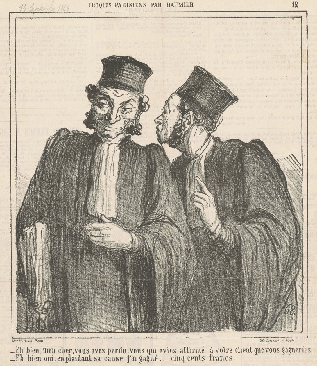 Ebbene, mio caro, hai perso da Honoré Daumier