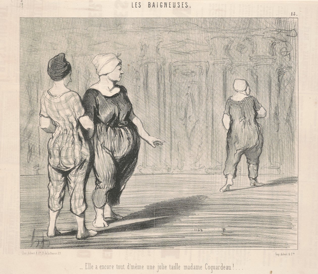 Ha ancora... una bella figura Madame Coquardeau! da Honoré Daumier